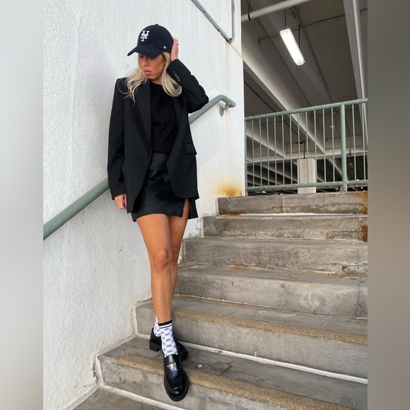 Free People Leather Skirt - Picture 3 of 5